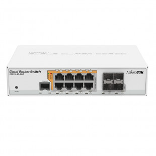 Коммутатор MikroTik Cloud Router Switch 112-8P-4S-IN (CRS112-8P-4S-IN)